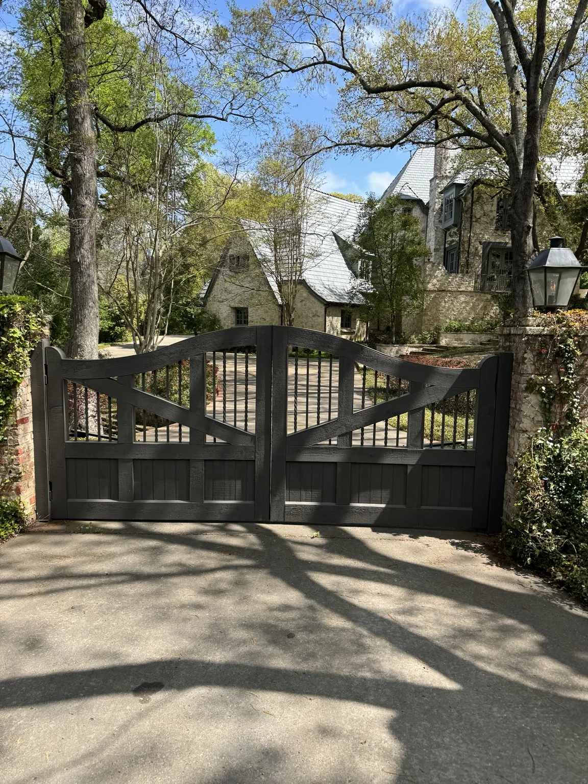 Custom estate entry gates