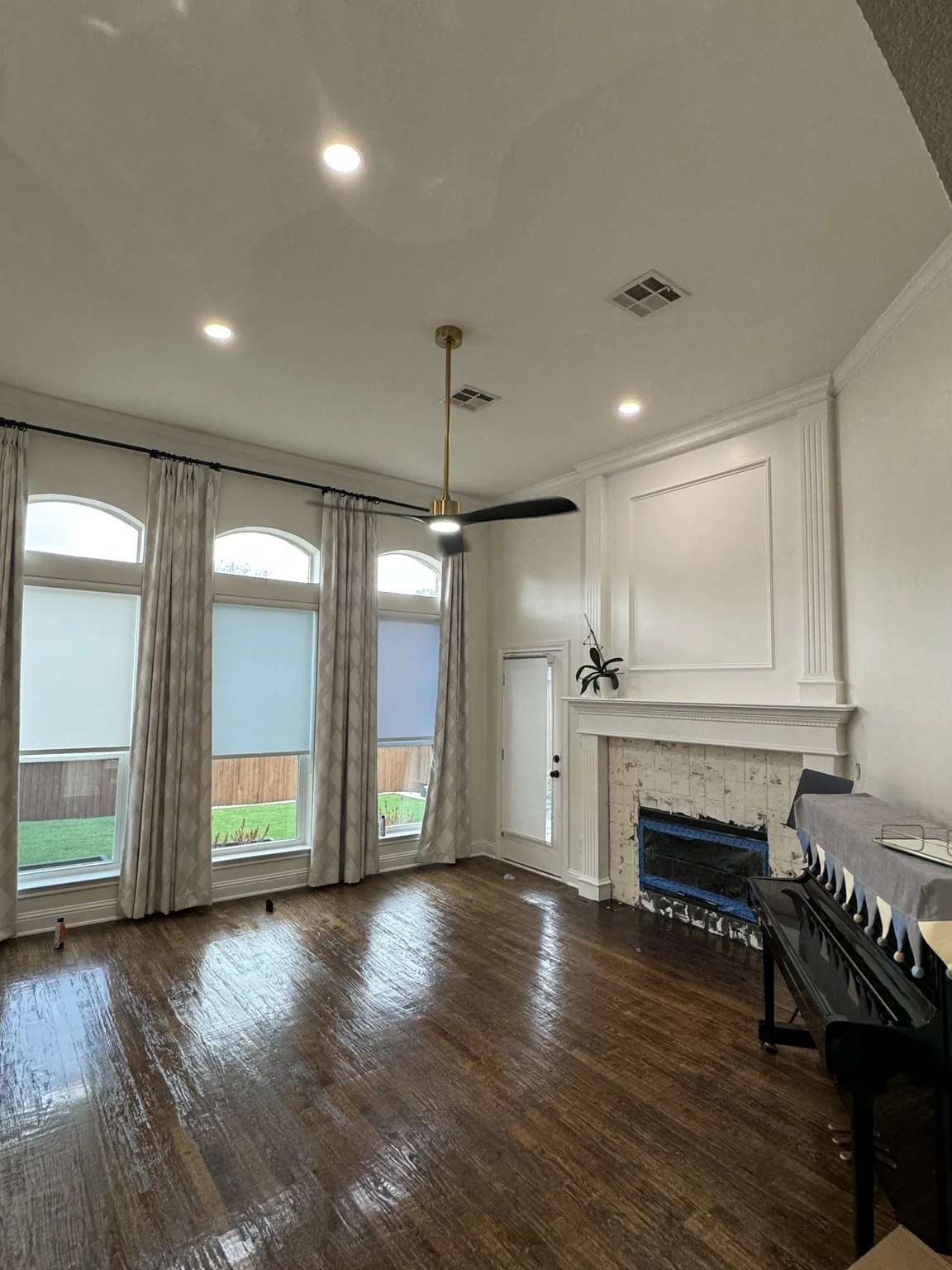Living room renovation and trim