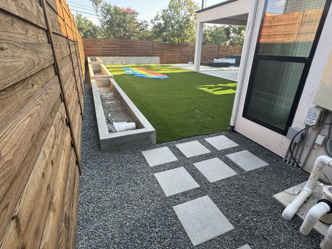 Landscaping and hardscape improvements